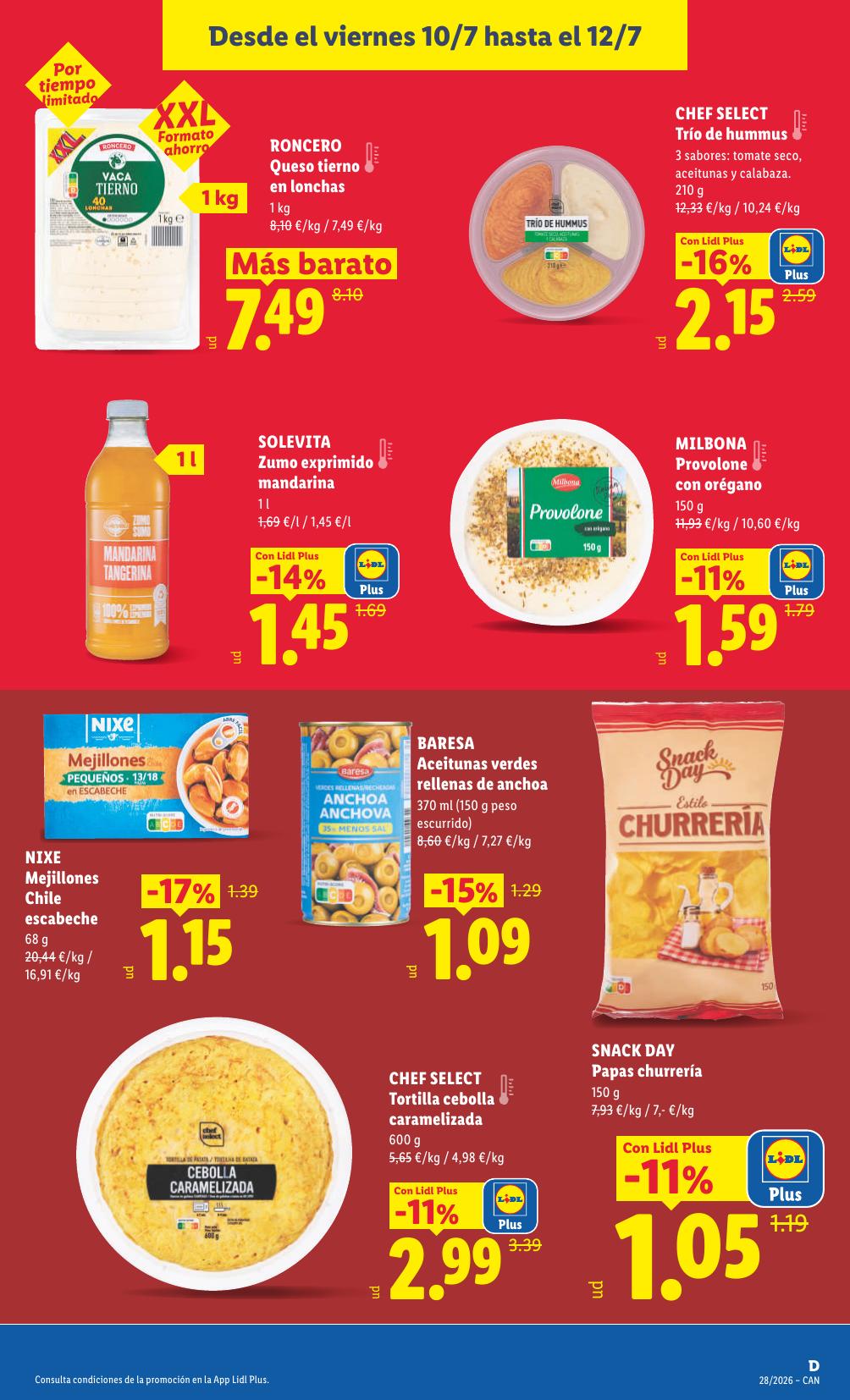 Folleto Lidl Alimentación · 6 de julio de 2026 – 12 de julio de 2026 — Página 33