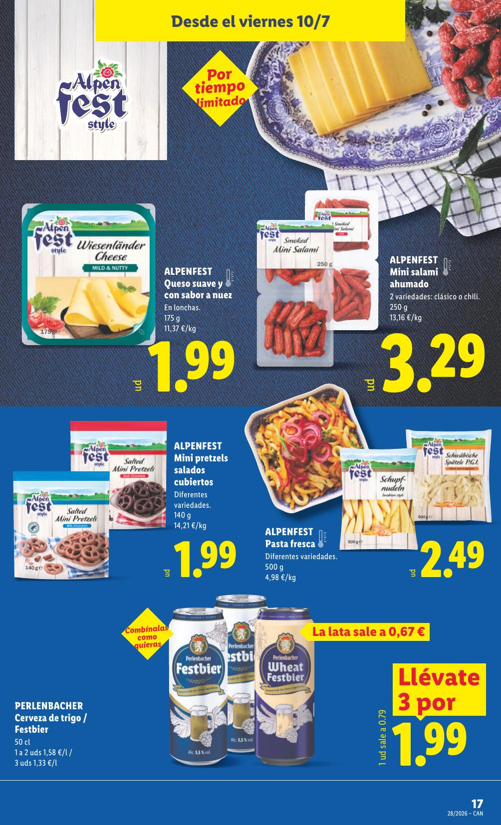 Folleto Lidl Alimentación · 6 de julio de 2026 – 12 de julio de 2026 — Página 39