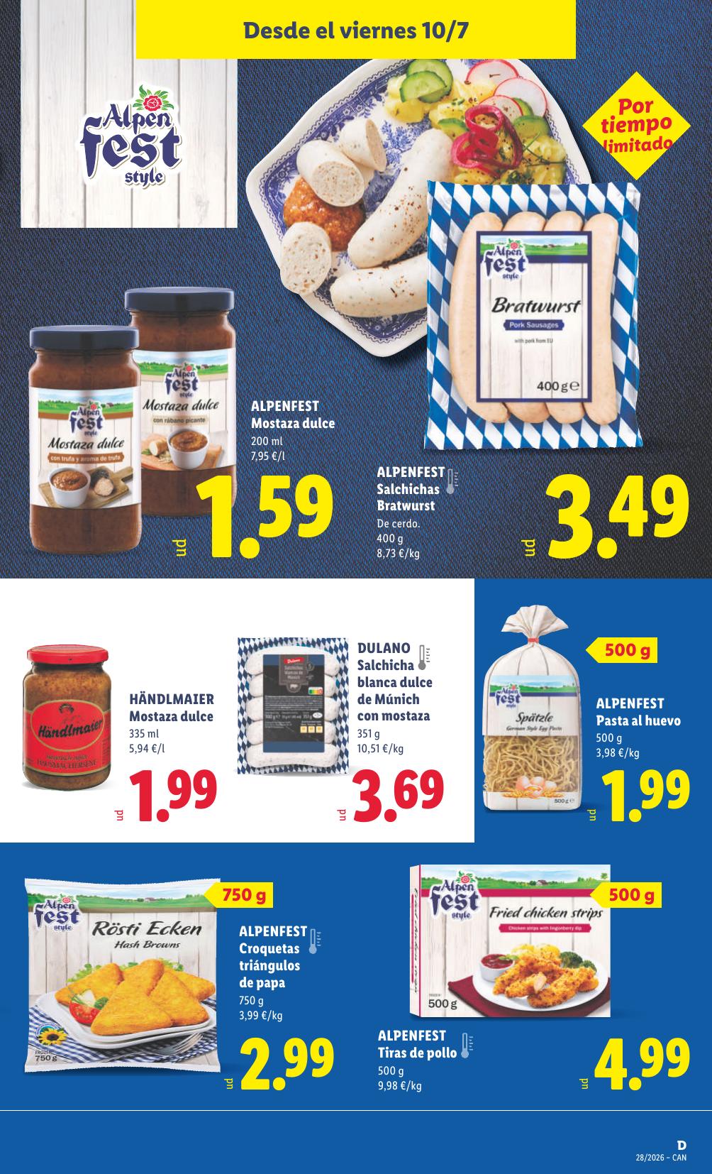 Folleto Lidl Alimentación · 6 de julio de 2026 – 12 de julio de 2026 — Página 41