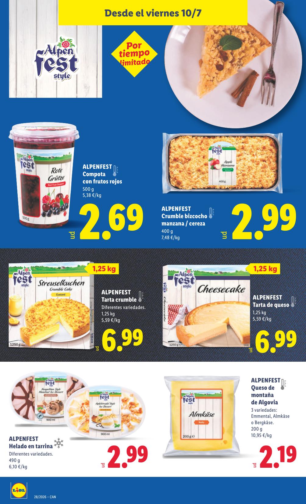Folleto Lidl Alimentación · 6 de julio de 2026 – 12 de julio de 2026 — Página 42