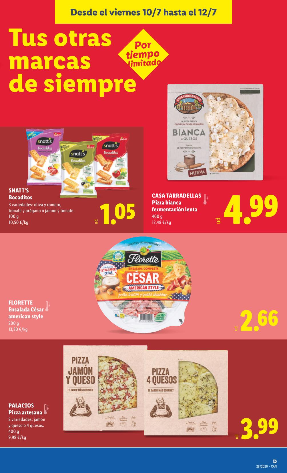 Folleto Lidl Alimentación · 6 de julio de 2026 – 12 de julio de 2026 — Página 45