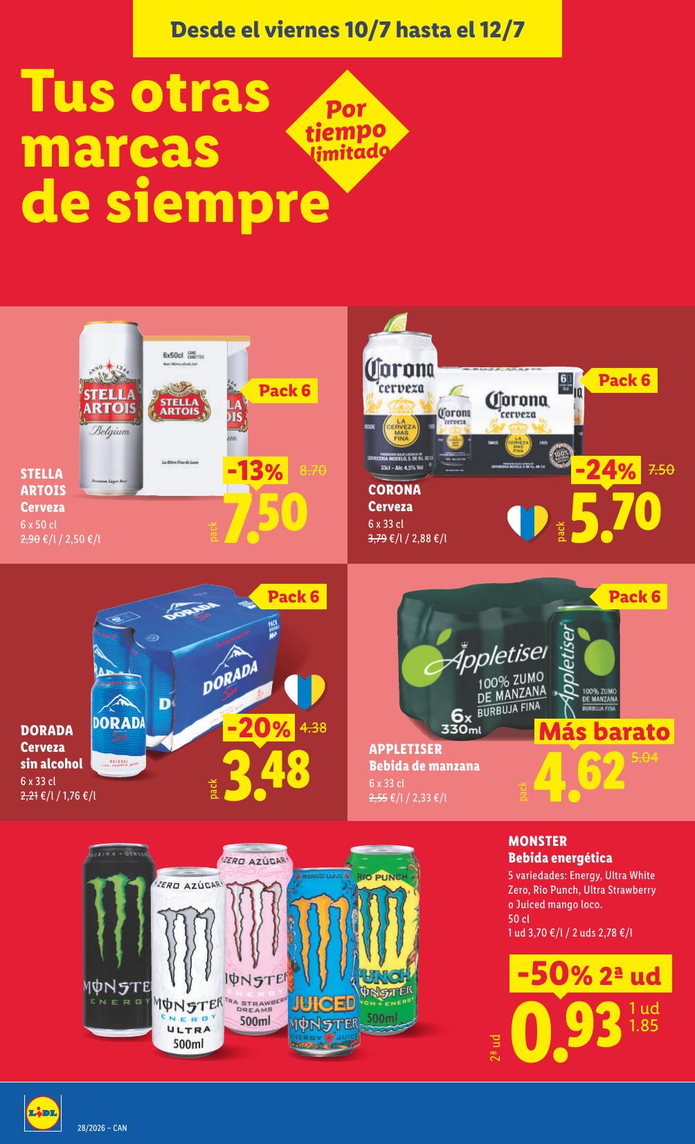 Folleto Lidl Alimentación · 6 de julio de 2026 – 12 de julio de 2026 — Página 48