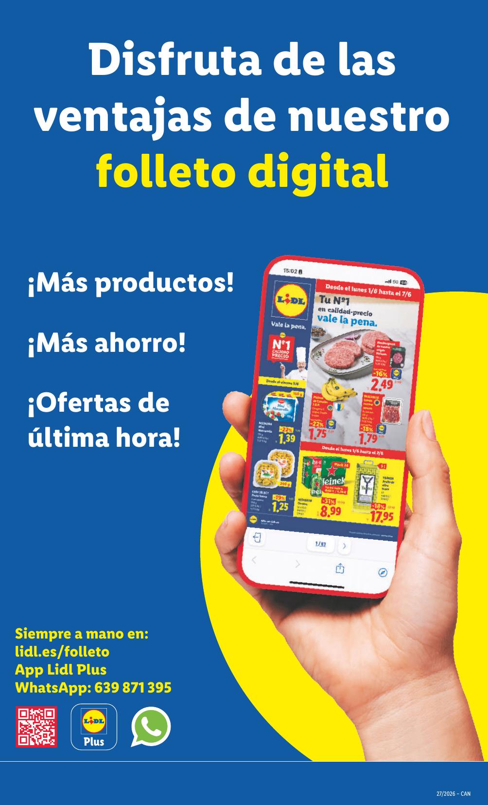 Folleto Lidl Alimentación · 6 de julio de 2026 – 12 de julio de 2026 — Página 55