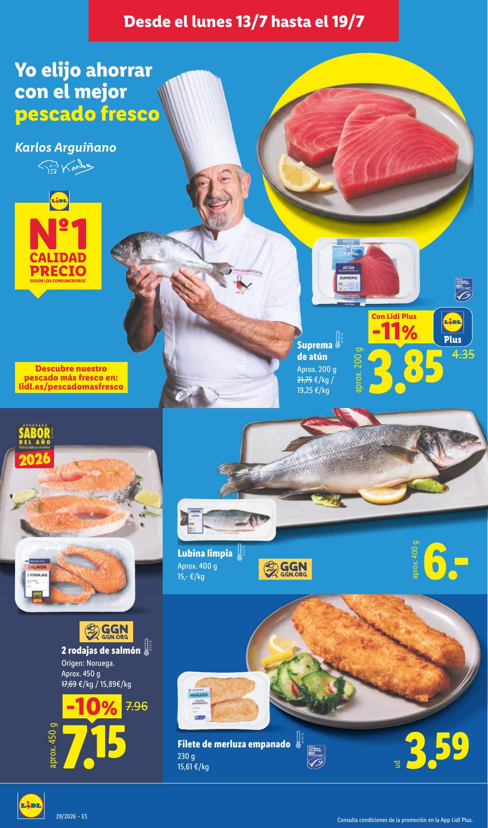 Folleto Lidl Alimentación · 13 de julio de 2026 – 19 de julio de 2026 — Página 10