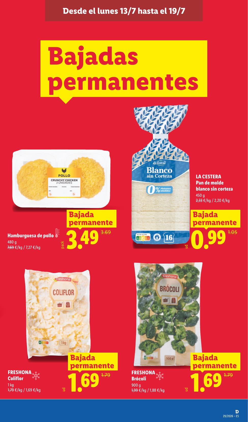 Folleto Lidl Alimentación · 6 de julio de 2026 – 12 de julio de 2026 — Página 29
