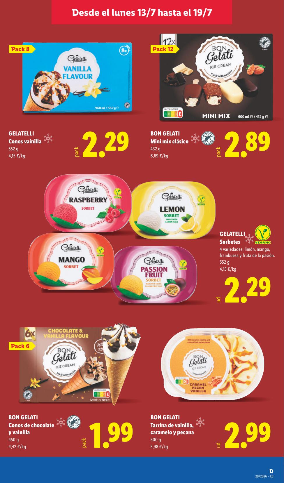 Folleto Lidl Alimentación · 13 de julio de 2026 – 19 de julio de 2026 — Página 25