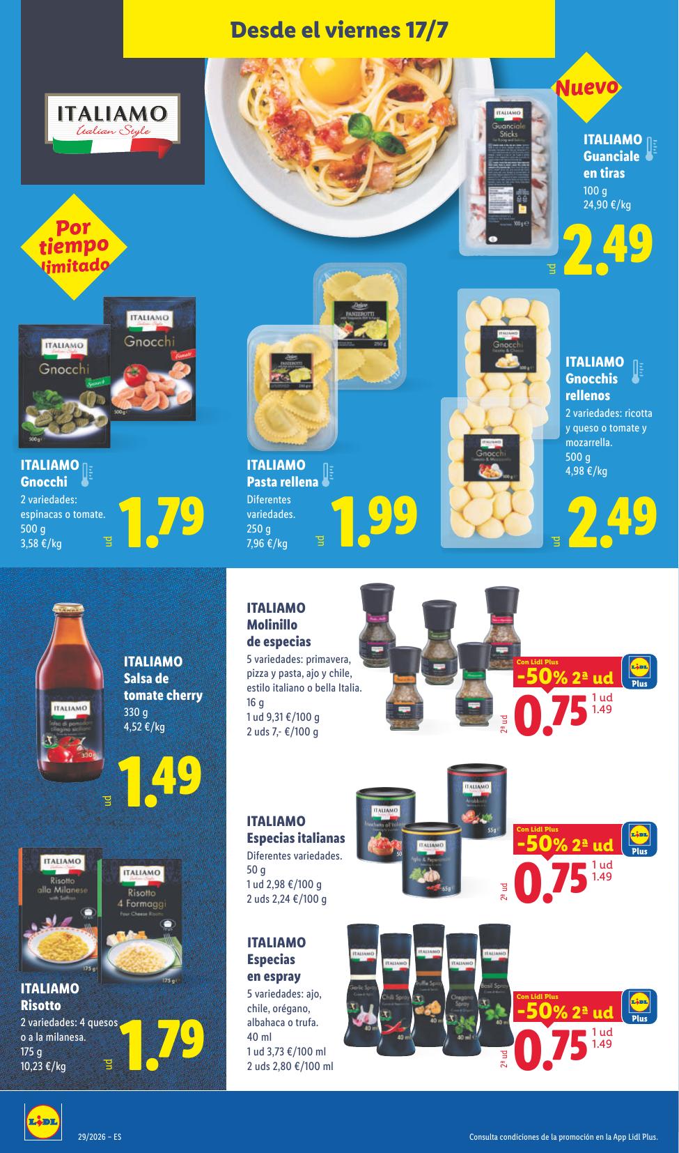 Folleto Lidl Alimentación · 13 de julio de 2026 – 19 de julio de 2026 — Página 50