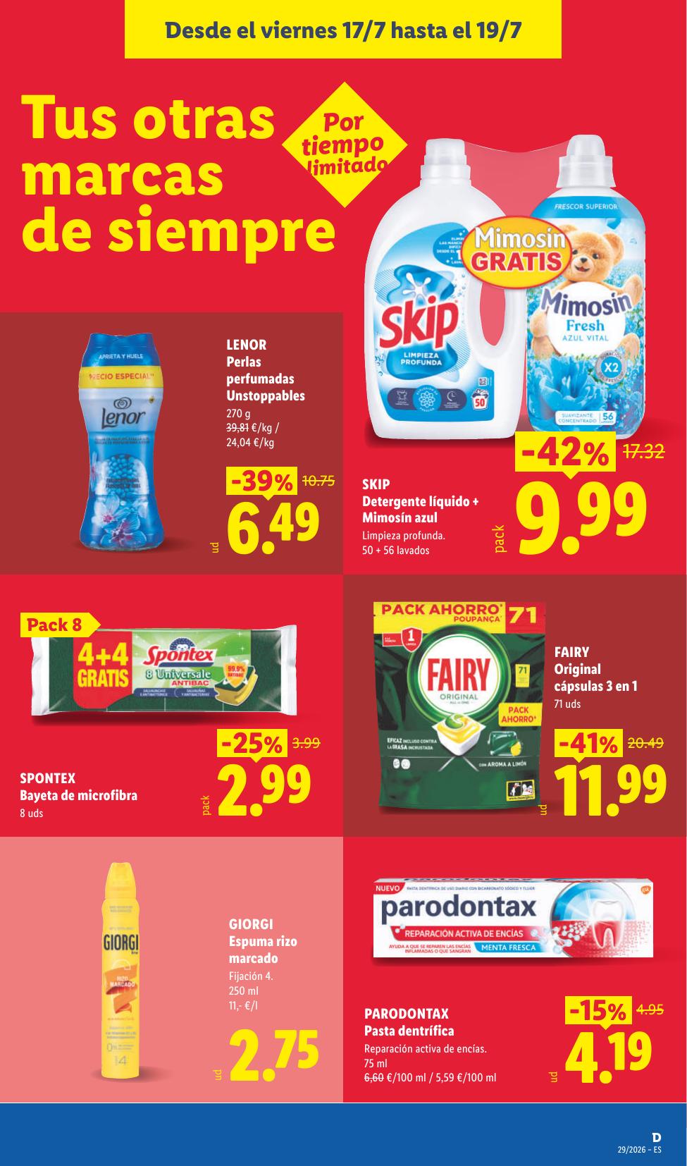 Folleto Lidl Alimentación · 13 de julio de 2026 – 19 de julio de 2026 — Página 57
