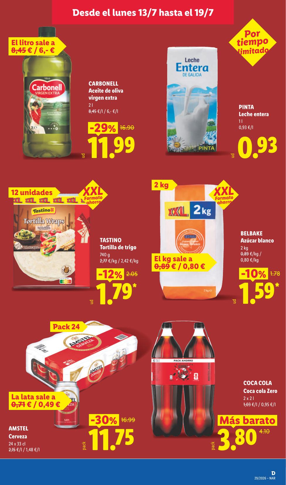 Folleto Lidl Alimentación · 13 de julio de 2026 – 19 de julio de 2026 — Página 19