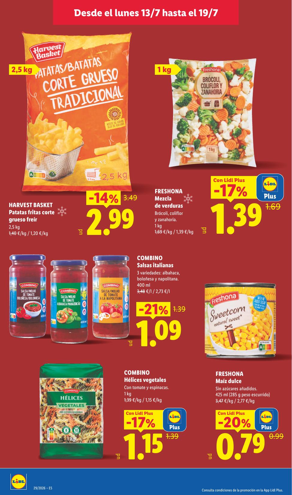 Folleto Lidl Alimentación · 13 de julio de 2026 – 19 de julio de 2026 — Página 22