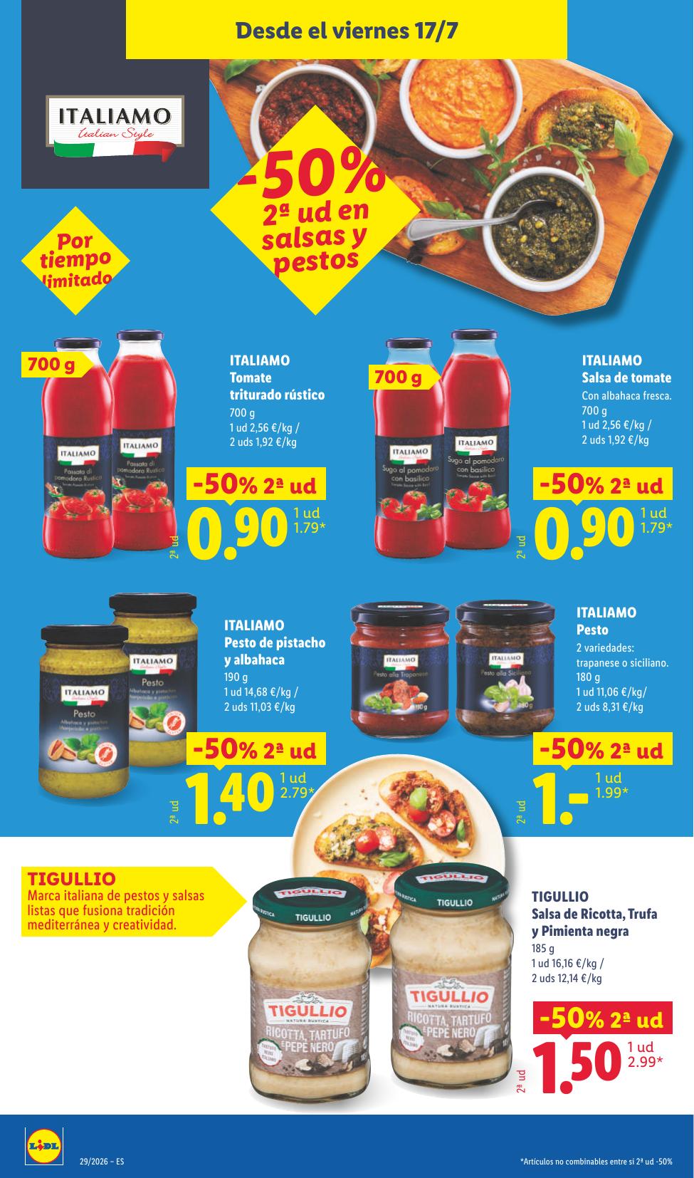 Folleto Lidl Alimentación · 13 de julio de 2026 – 19 de julio de 2026 — Página 48
