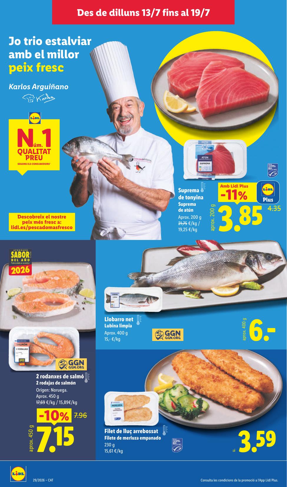 Folleto Lidl Alimentación · 6 de julio de 2026 – 19 de julio de 2026 — Página 10