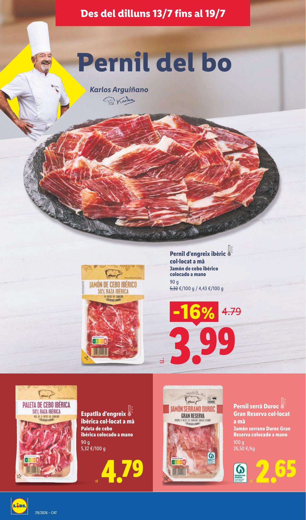 Folleto Lidl Alimentación · 6 de julio de 2026 – 19 de julio de 2026 — Página 12