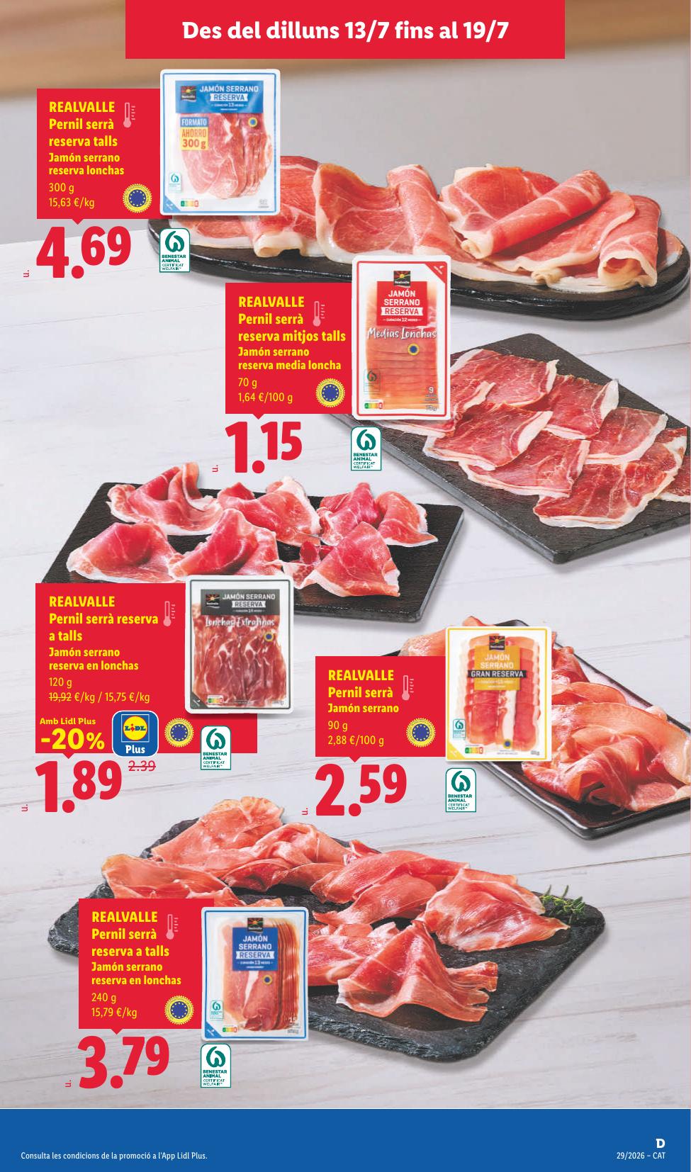 Folleto Lidl Alimentación · 6 de julio de 2026 – 19 de julio de 2026 — Página 13