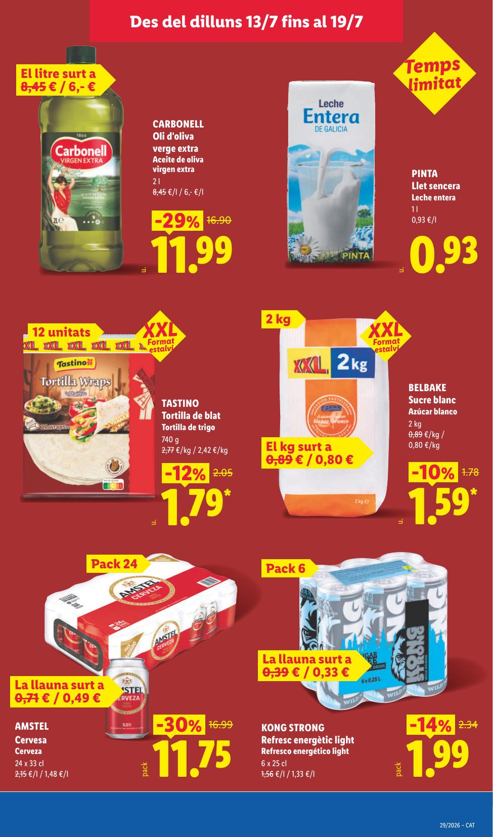 Folleto Lidl Alimentación · 6 de julio de 2026 – 19 de julio de 2026 — Página 19
