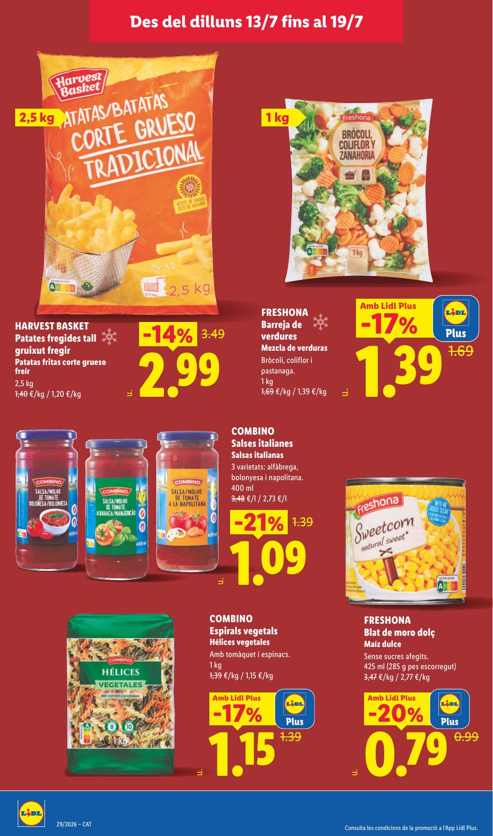 Folleto Lidl Alimentación · 6 de julio de 2026 – 19 de julio de 2026 — Página 20