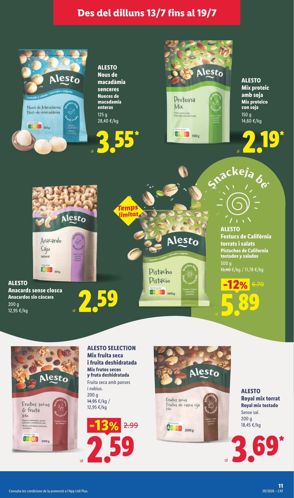 Folleto Lidl Alimentación · 6 de julio de 2026 – 19 de julio de 2026 — Página 29