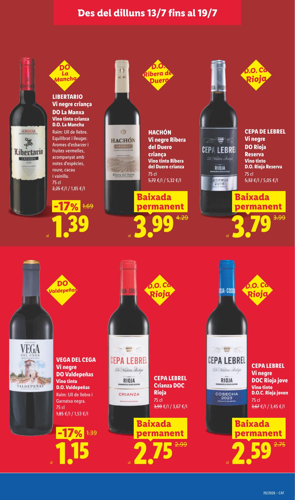 Folleto Lidl Alimentación · 6 de julio de 2026 – 19 de julio de 2026 — Página 37