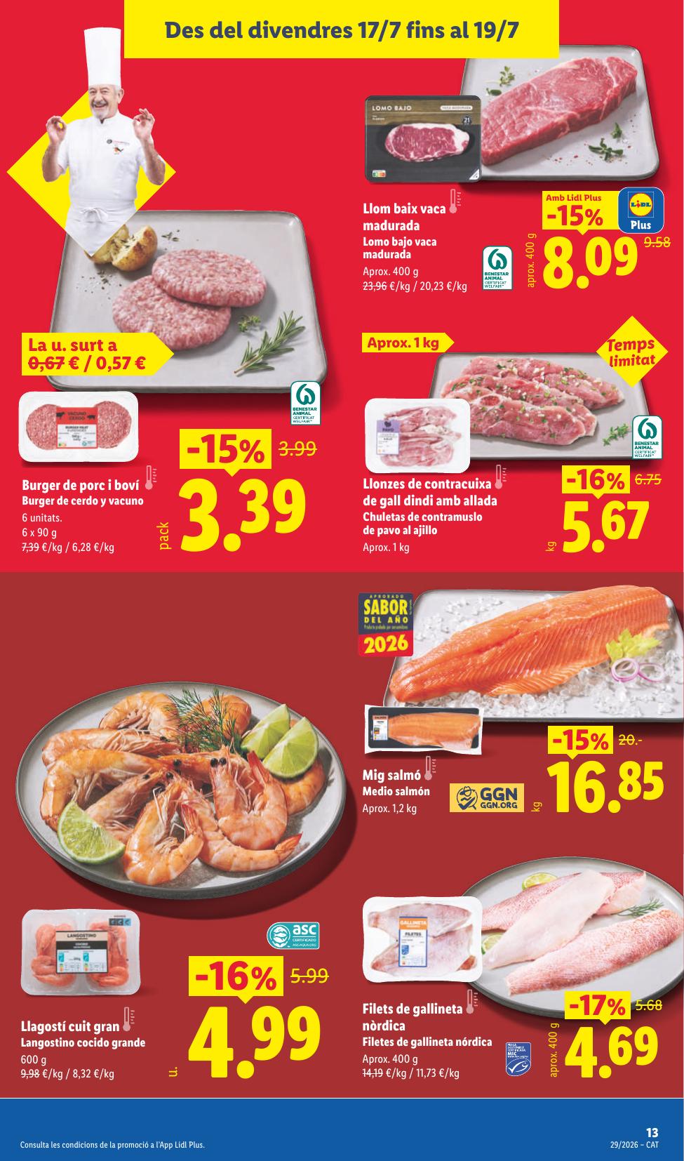 Folleto Lidl Alimentación · 6 de julio de 2026 – 19 de julio de 2026 — Página 39