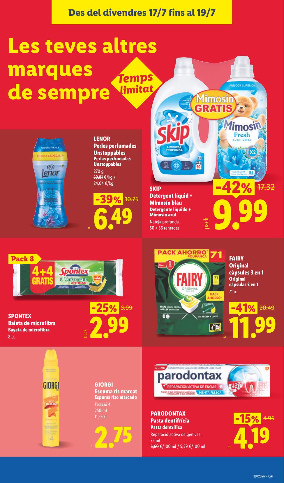 Folleto Lidl Alimentación · 6 de julio de 2026 – 19 de julio de 2026 — Página 57