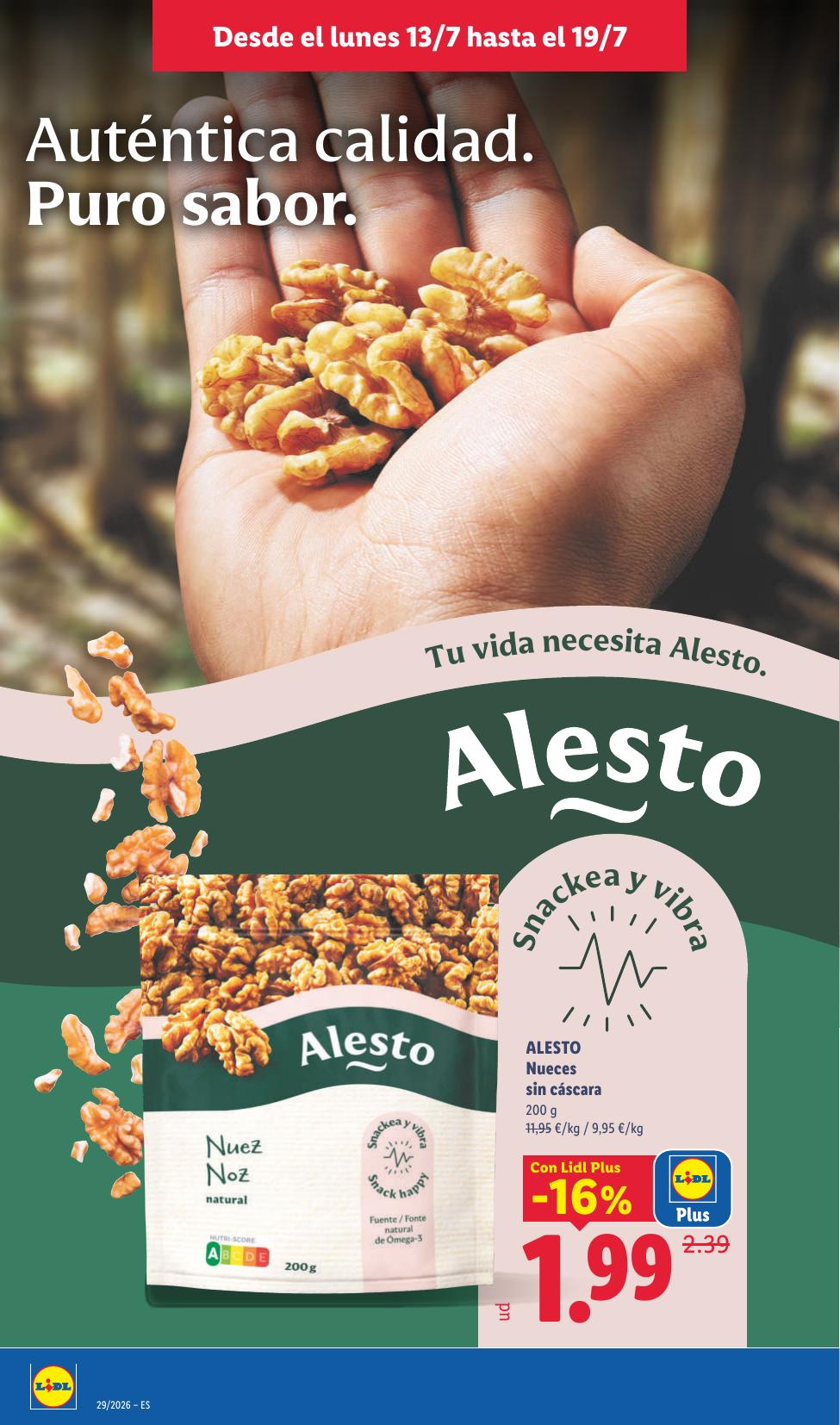 Folleto Lidl Alimentación · 13 de julio de 2026 – 19 de julio de 2026 — Página 30