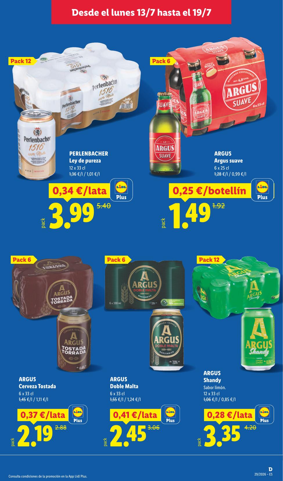 Folleto Lidl Alimentación · 13 de julio de 2026 – 19 de julio de 2026 — Página 33