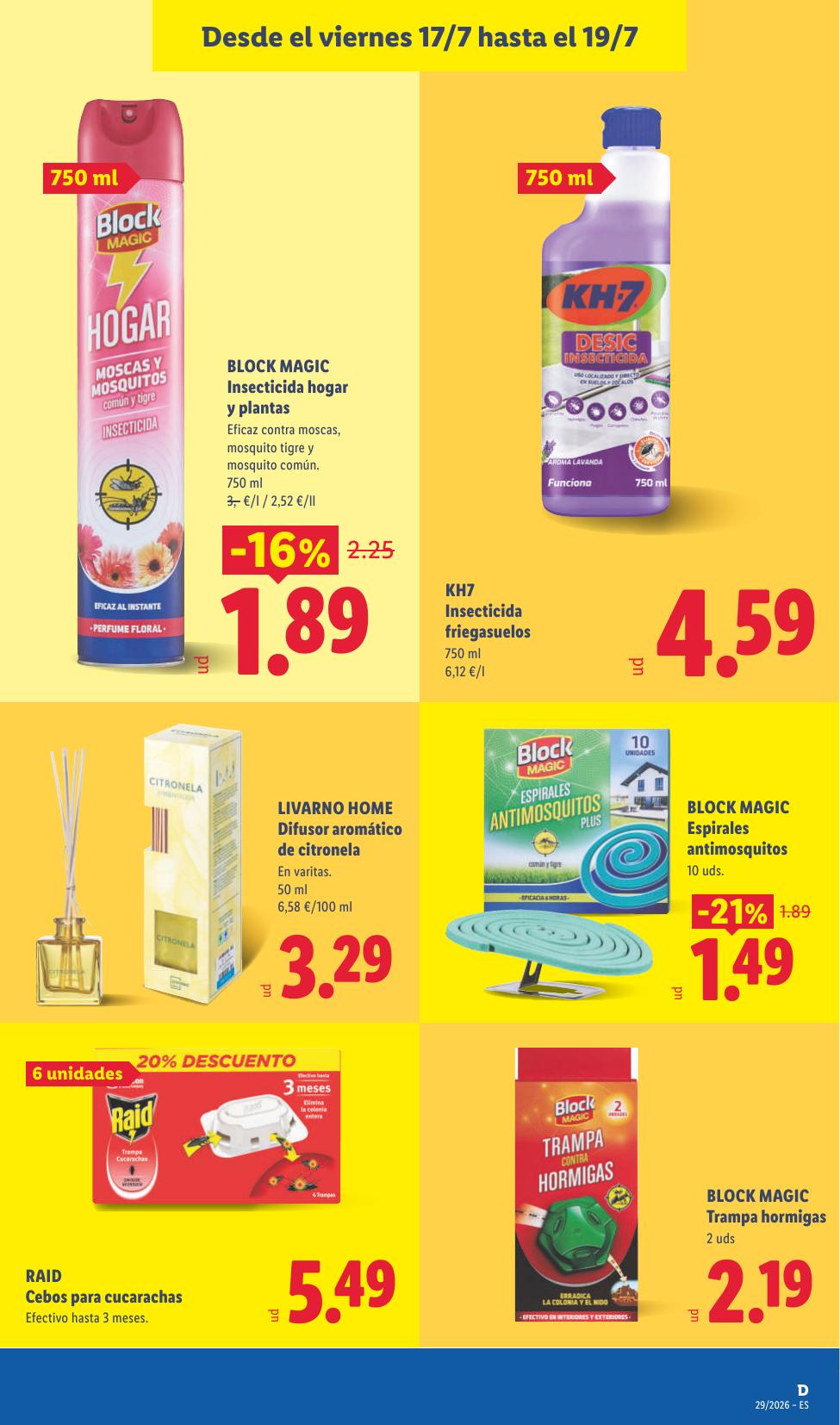 Folleto Lidl Alimentación · 13 de julio de 2026 – 19 de julio de 2026 — Página 61