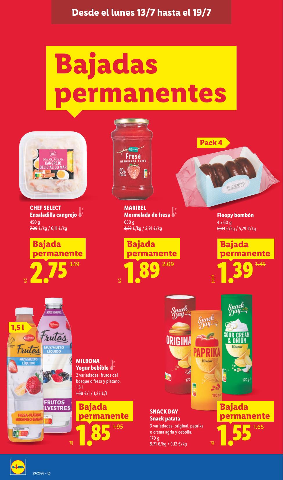 Folleto Lidl Alimentación · 13 de julio de 2026 – 19 de julio de 2026 — Página 28