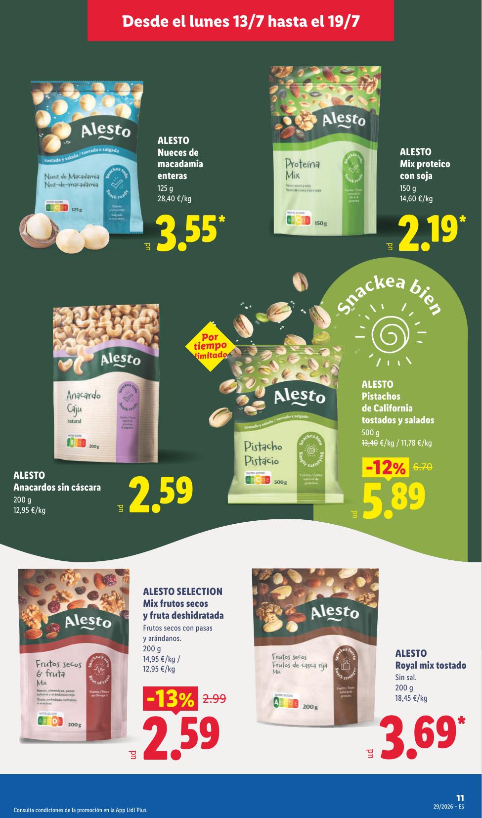Folleto Lidl Alimentación · 13 de julio de 2026 – 19 de julio de 2026 — Página 31