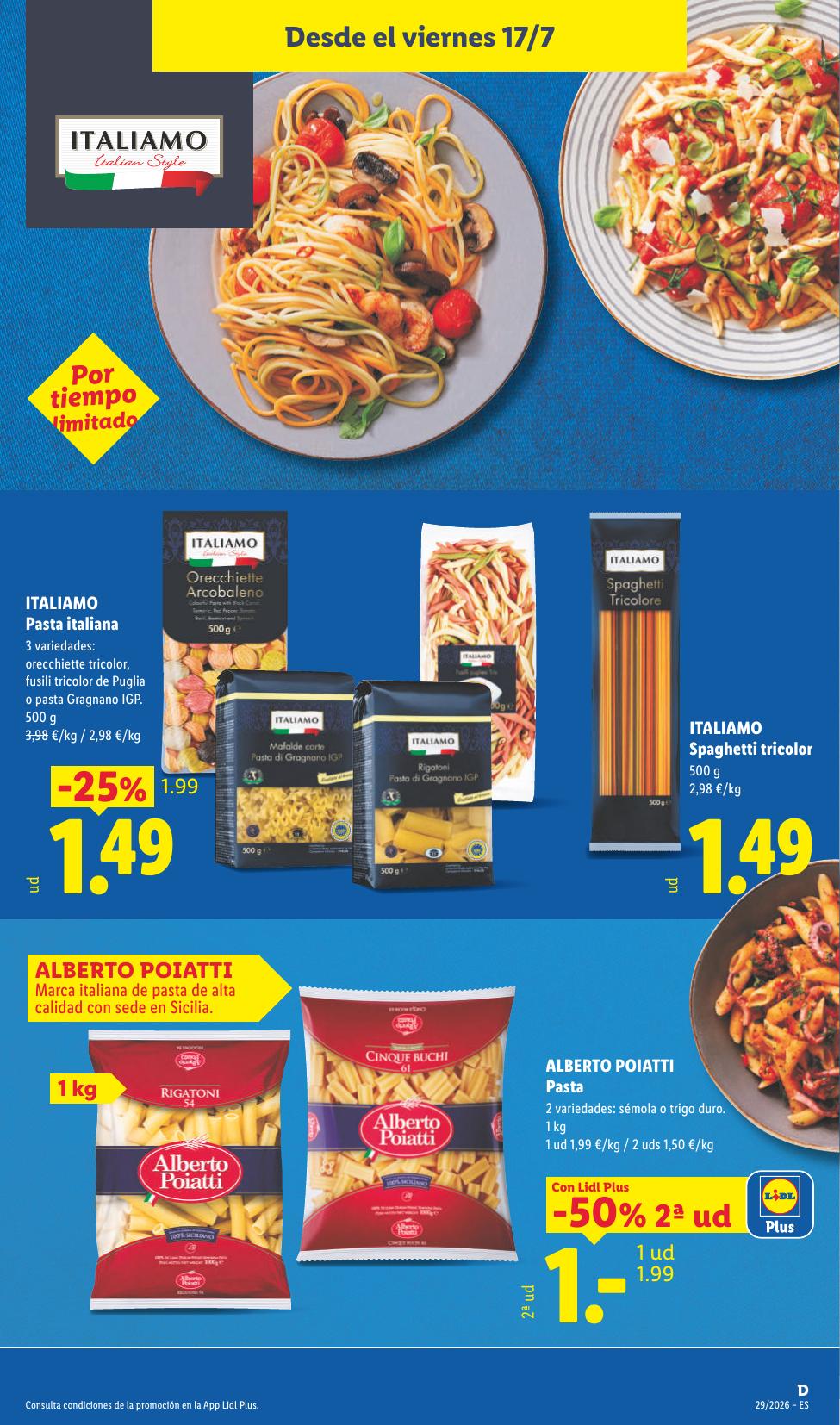 Folleto Lidl Alimentación · 13 de julio de 2026 – 19 de julio de 2026 — Página 49