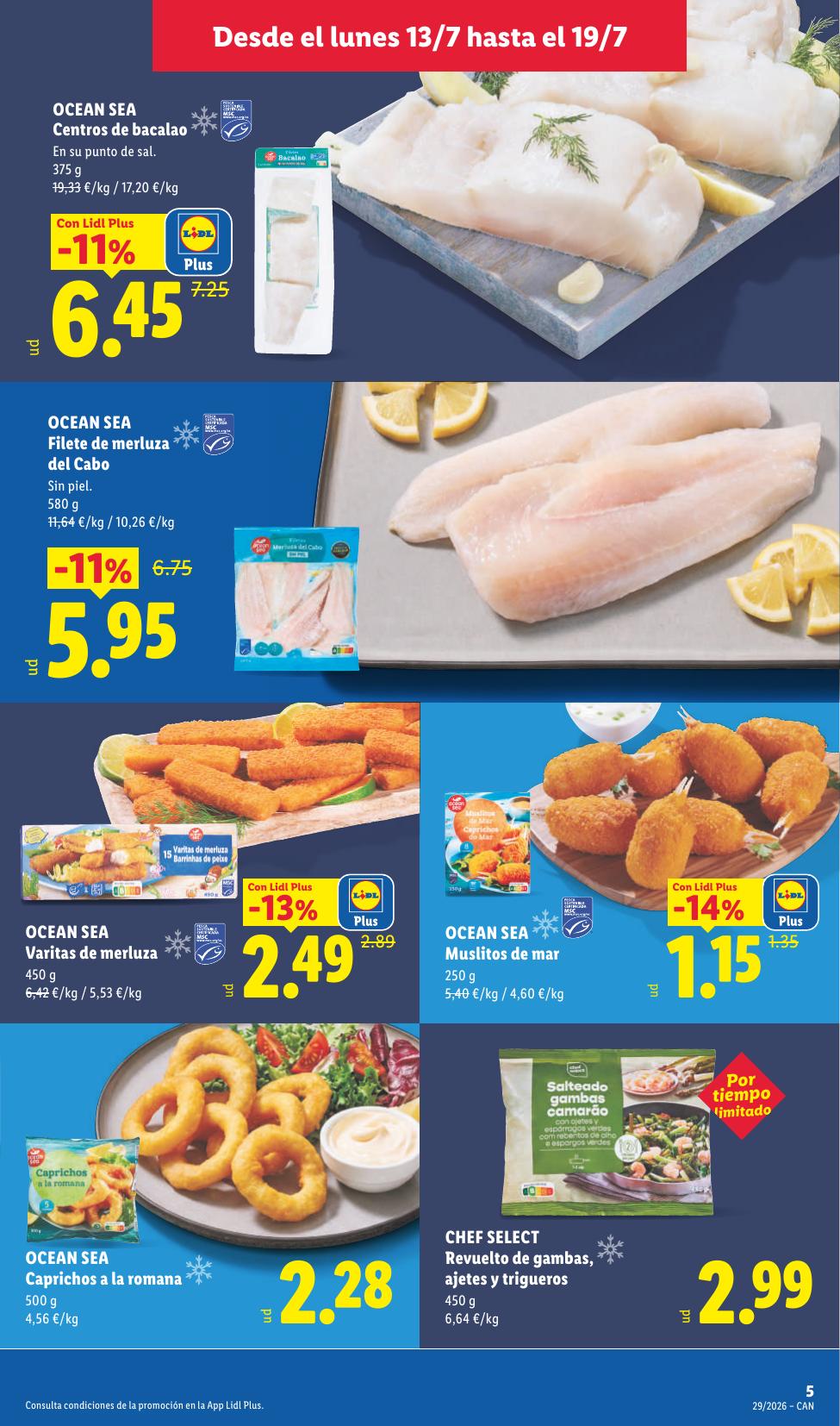 Folleto Lidl Alimentación · 13 de julio de 2026 – 19 de julio de 2026 — Página 7