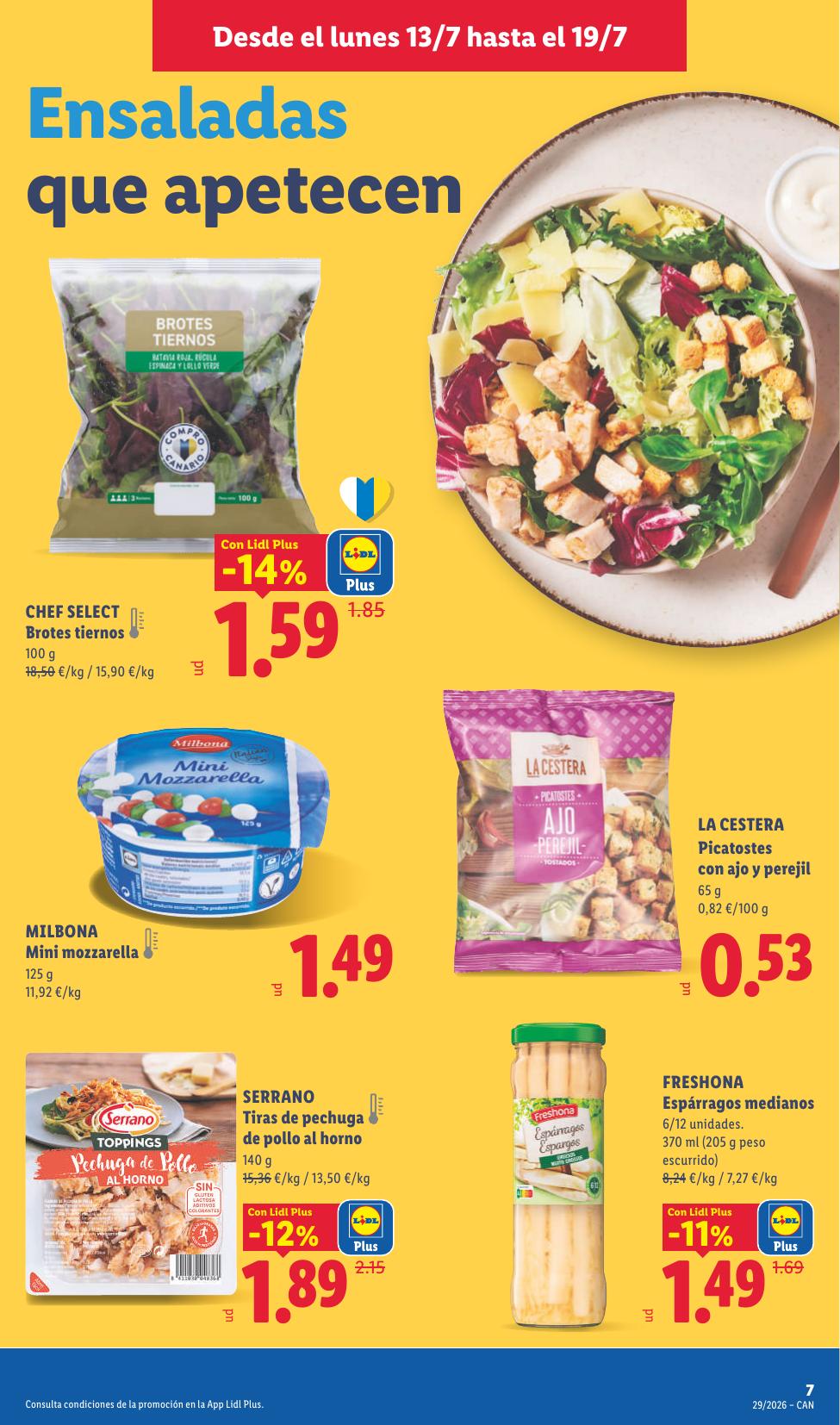 Folleto Lidl Alimentación · 13 de julio de 2026 – 19 de julio de 2026 — Página 9