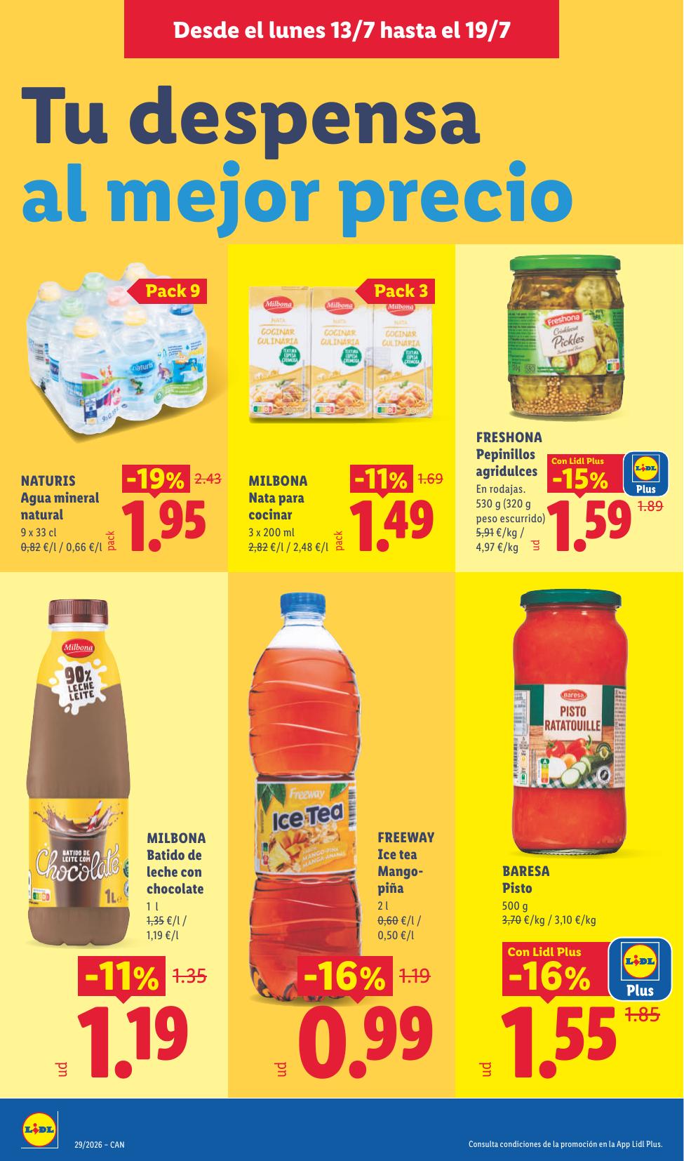 Folleto Lidl Alimentación · 13 de julio de 2026 – 19 de julio de 2026 — Página 16