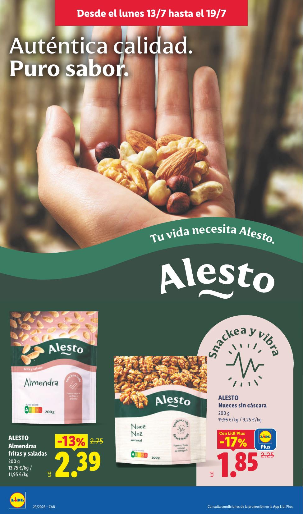 Folleto Lidl Alimentación · 13 de julio de 2026 – 19 de julio de 2026 — Página 18