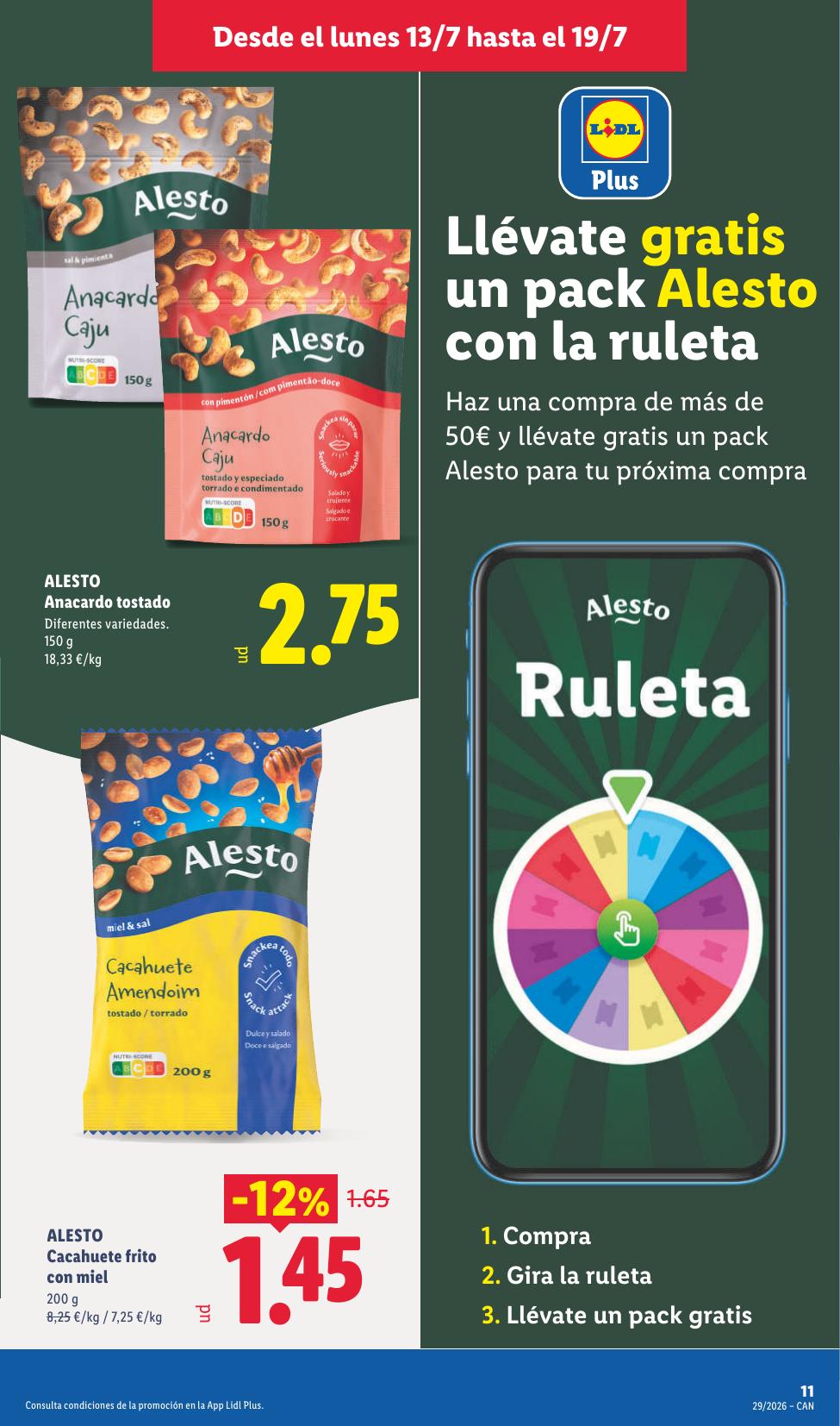 Folleto Lidl Alimentación · 13 de julio de 2026 – 19 de julio de 2026 — Página 19