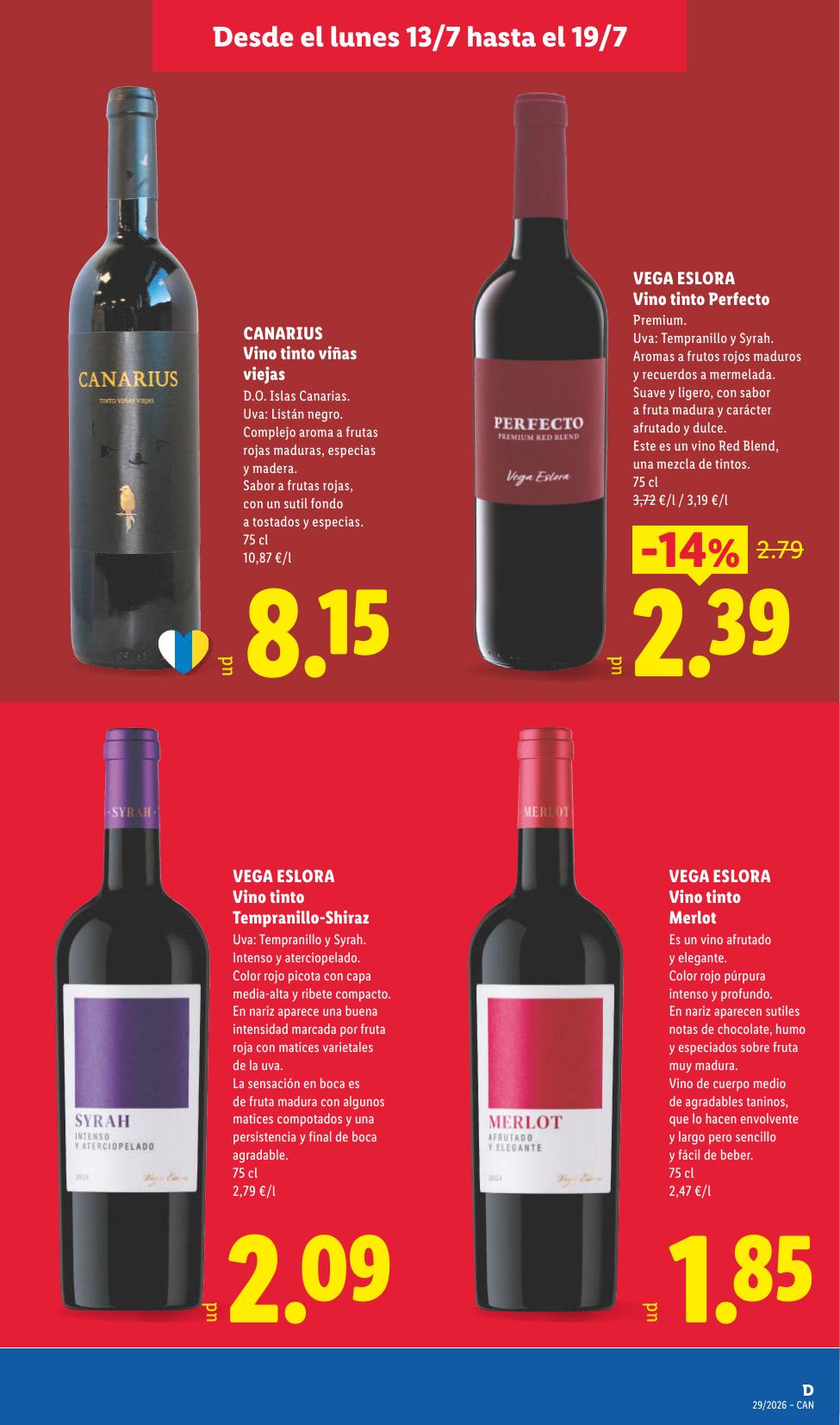 Folleto Lidl Alimentación · 13 de julio de 2026 – 19 de julio de 2026 — Página 23