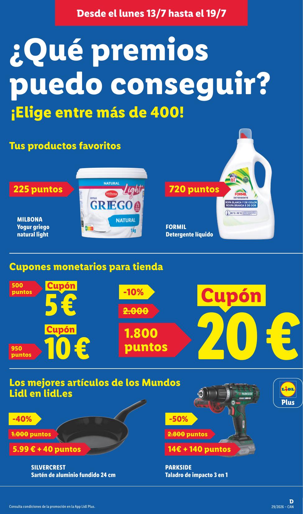 Folleto Lidl Alimentación · 13 de julio de 2026 – 19 de julio de 2026 — Página 25