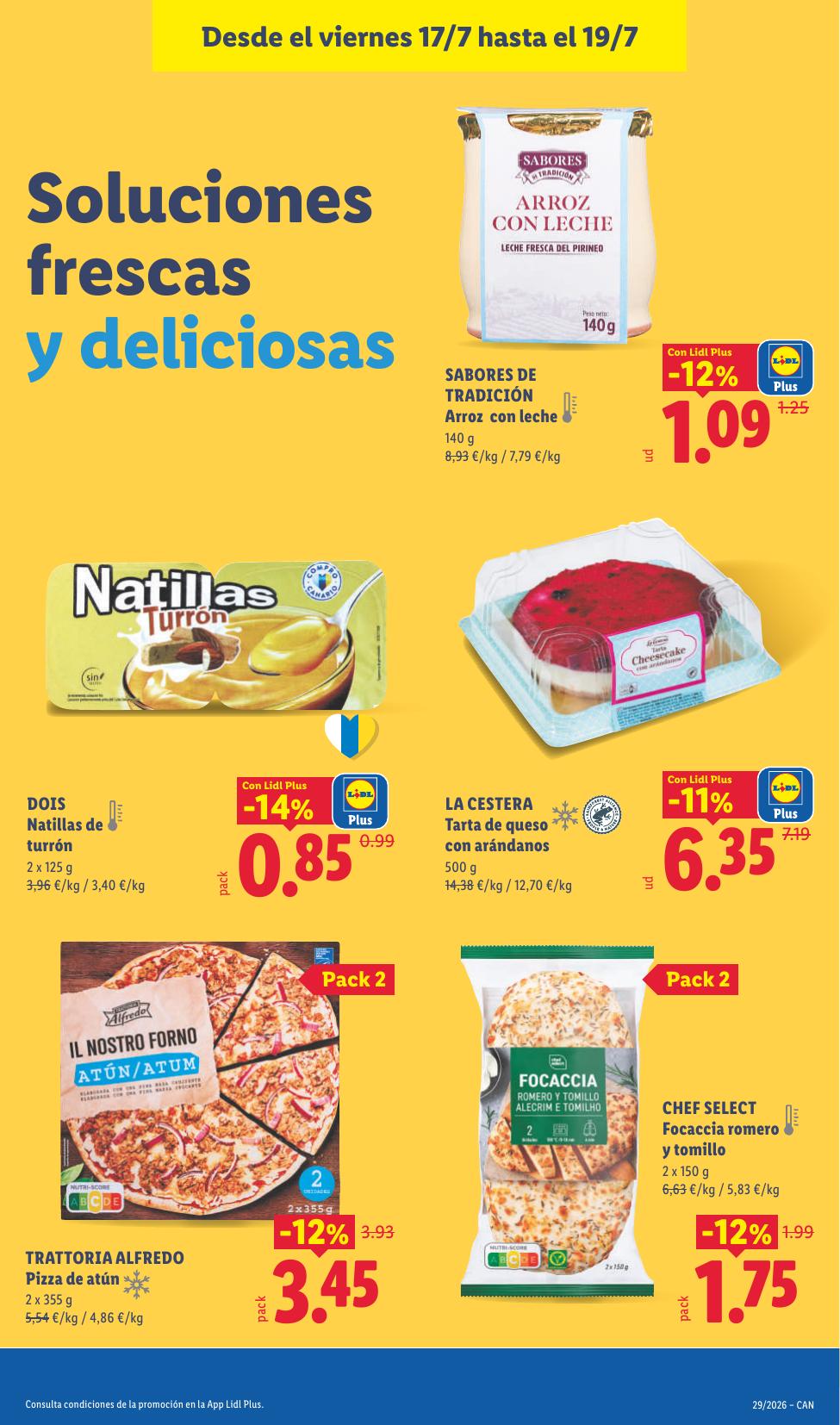 Folleto Lidl Alimentación · 13 de julio de 2026 – 19 de julio de 2026 — Página 31