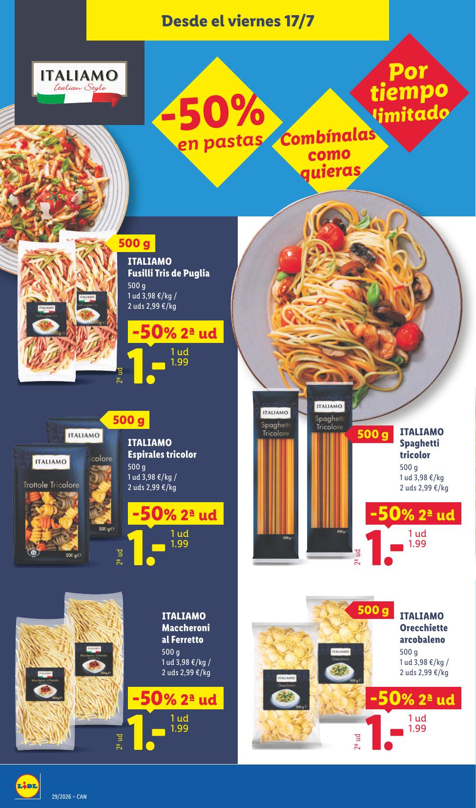 Folleto Lidl Alimentación · 13 de julio de 2026 – 19 de julio de 2026 — Página 34