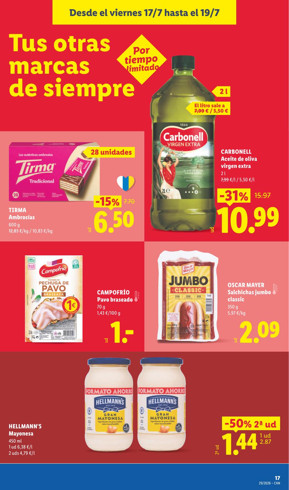 Folleto Lidl Alimentación · 13 de julio de 2026 – 19 de julio de 2026 — Página 45