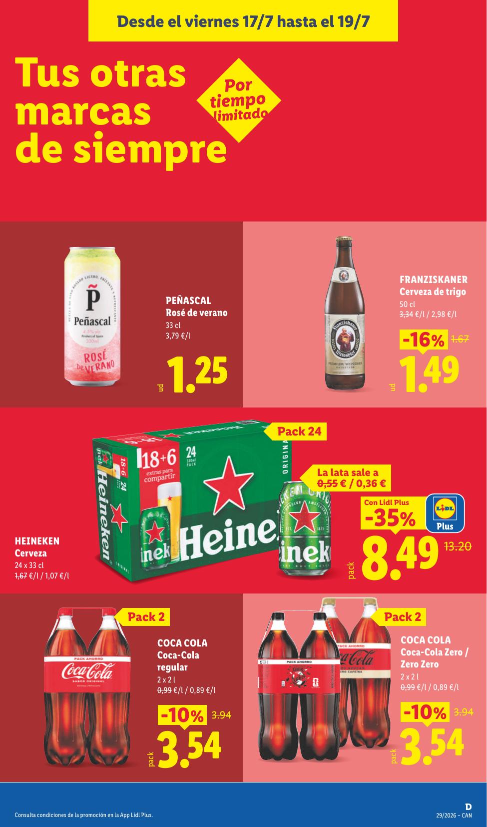 Folleto Lidl Alimentación · 13 de julio de 2026 – 19 de julio de 2026 — Página 47