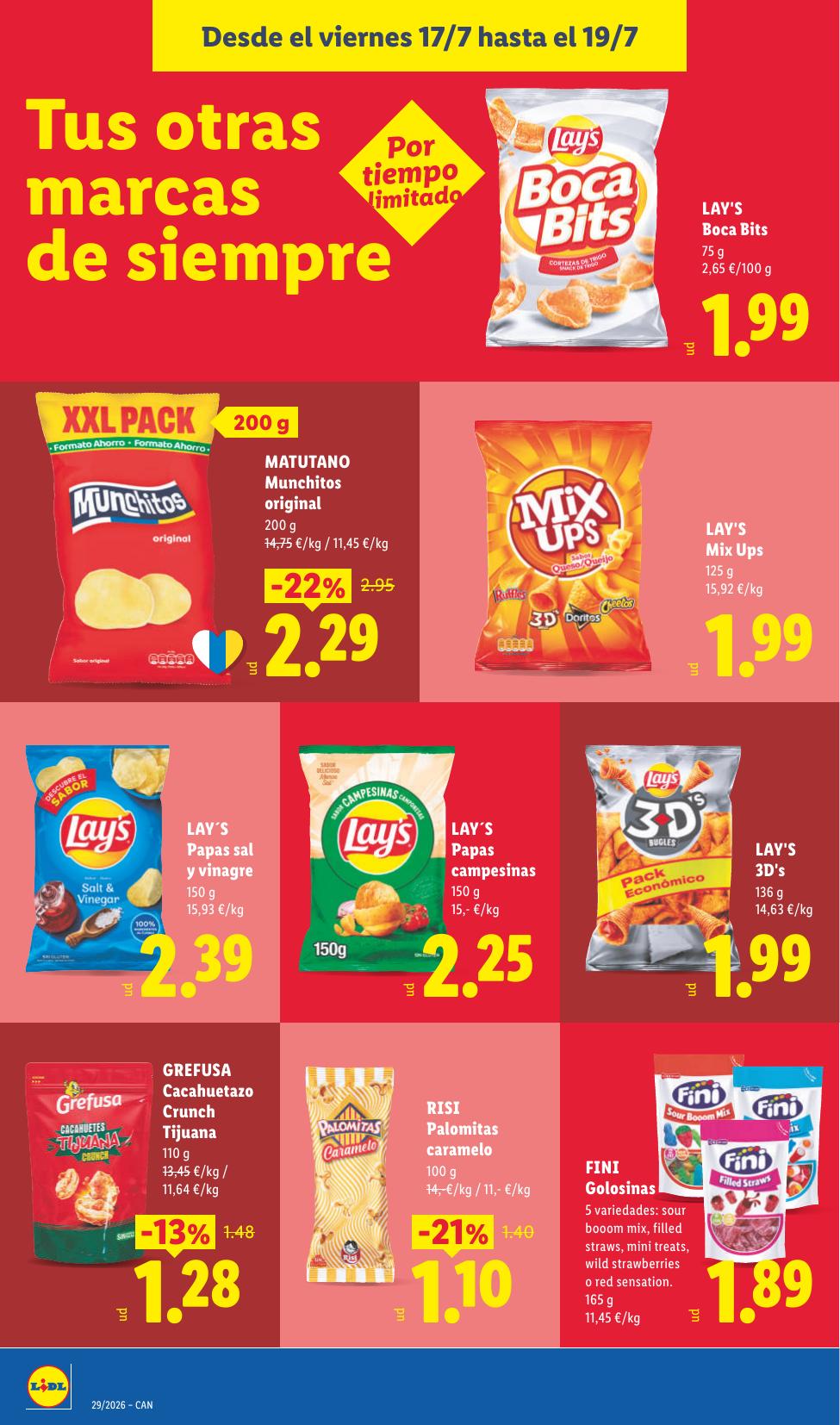 Folleto Lidl Alimentación · 13 de julio de 2026 – 19 de julio de 2026 — Página 48