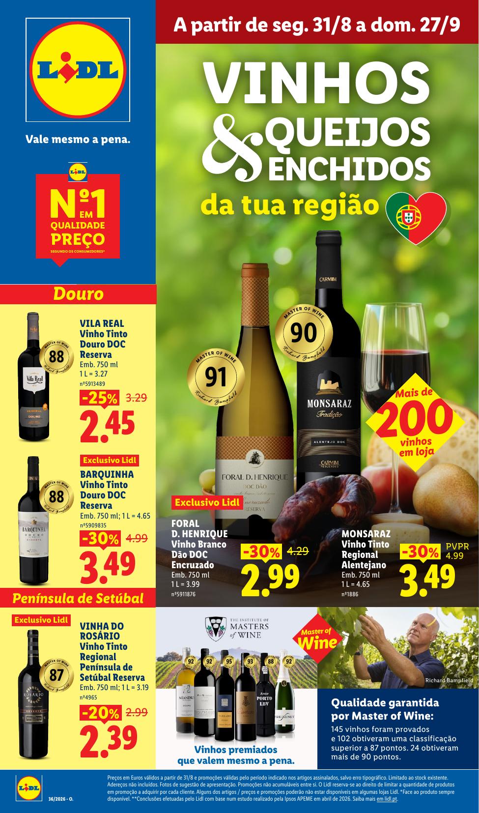 Capa do folheto Lidl · 28 de agosto a 13 de setembro de 2026