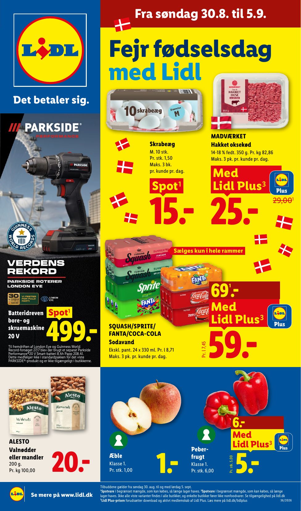 Lidl avisen · 26. august – 5. september 2026