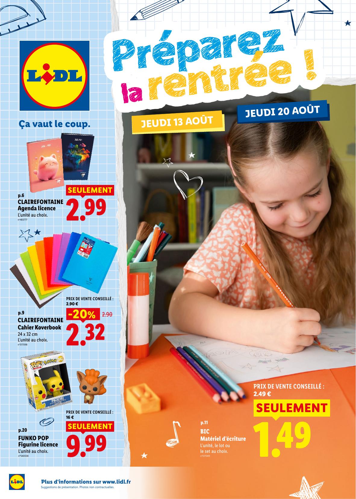 Catalogue Lidl · du 22 juillet 2026 au 26 août 2026