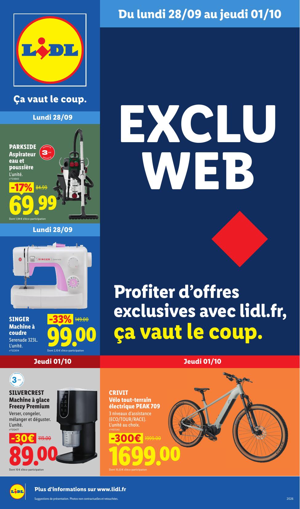 Catalogue Lidl · du 28 septembre 2026 au 4 octobre 2026