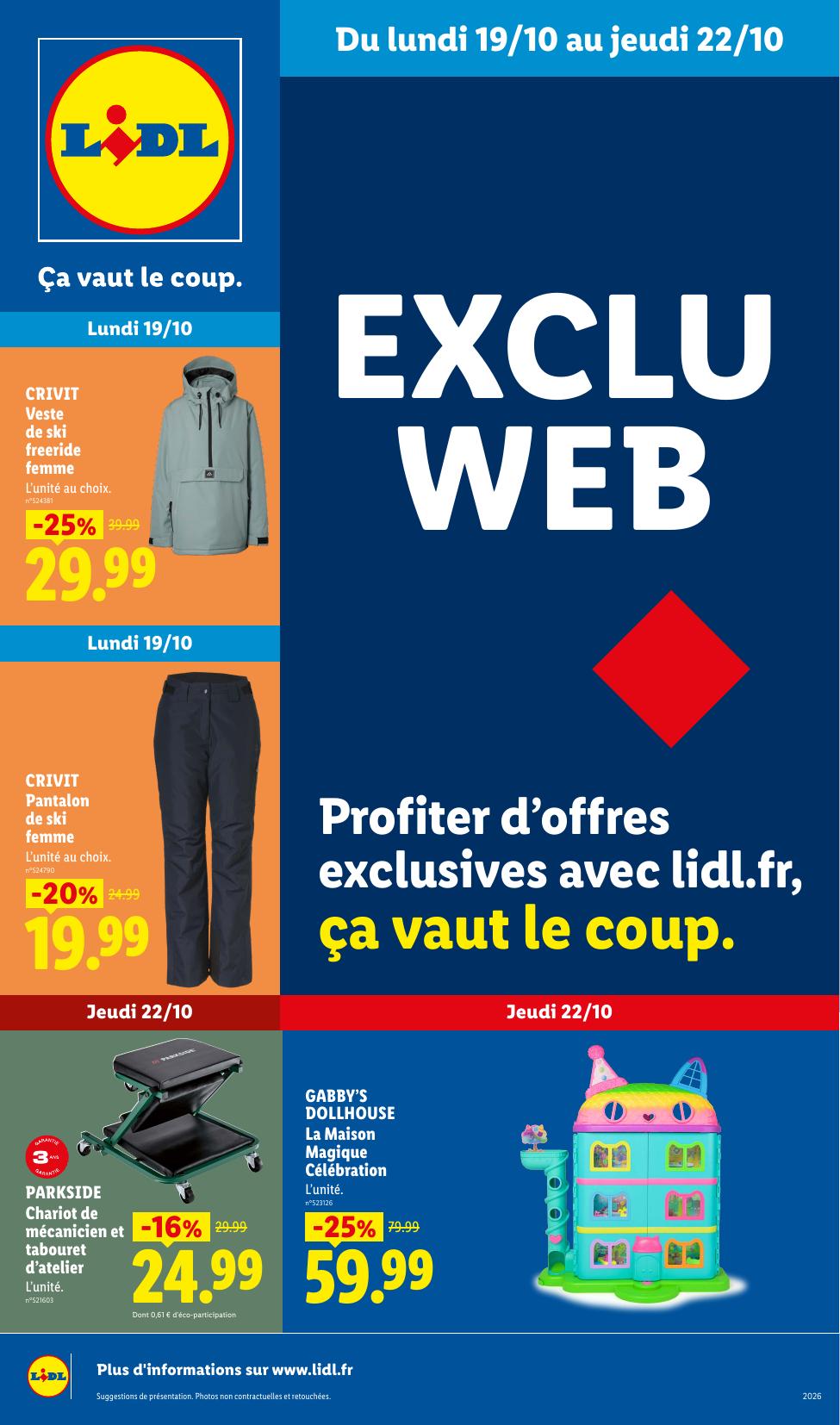 Catalogue Lidl · du 19 octobre 2026 au 25 octobre 2026