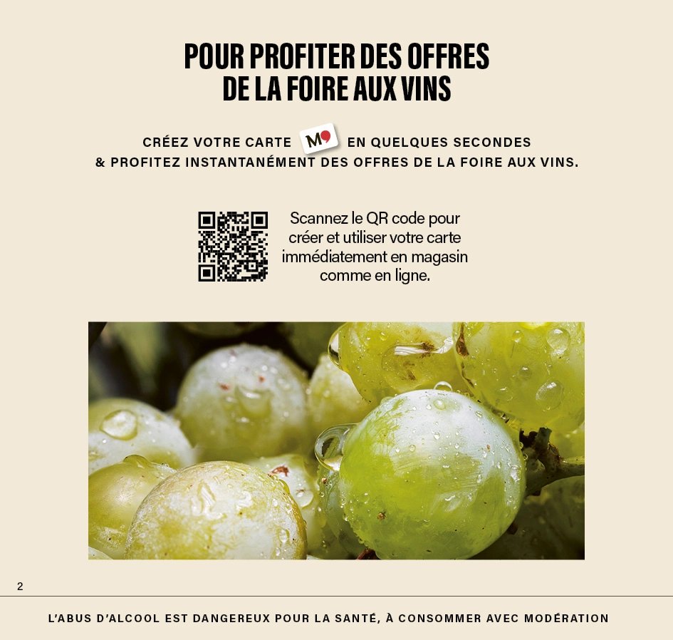 Catalogue Monoprix · Calendrier foire aux vins (12) · du 27 septembre 2026 au 27 septembre 2026
