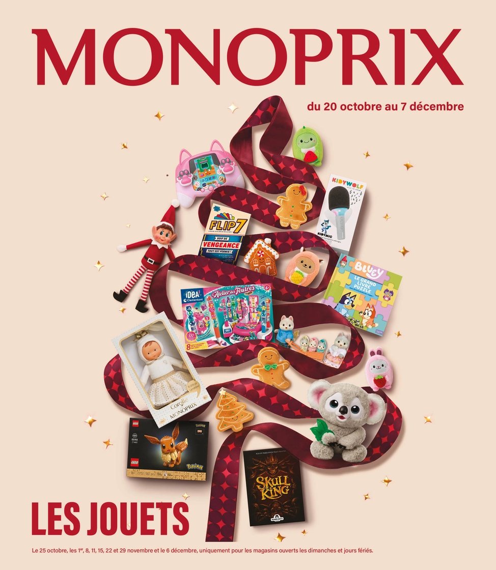 Catalogue Monoprix · Guide jouets · du 20 octobre 2026 au 7 décembre 2026