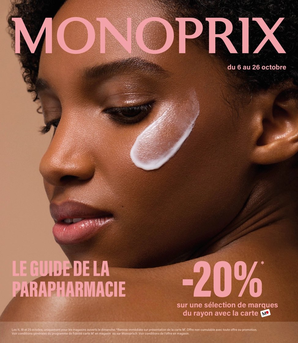 Catalogue Monoprix · Guide de la parapharmacie · du 6 octobre 2026 au 26 octobre 2026